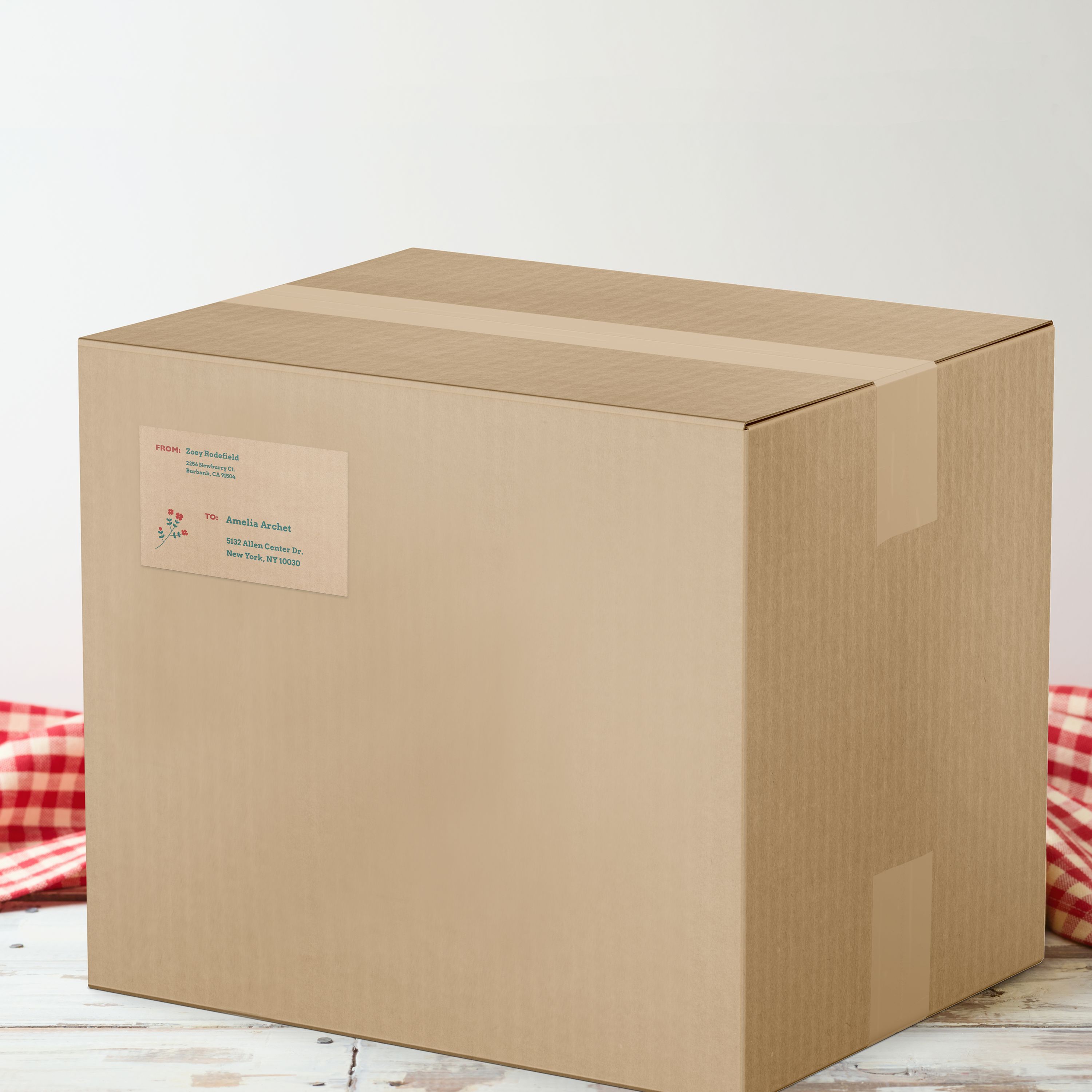 Kraft Brown Labels, 2